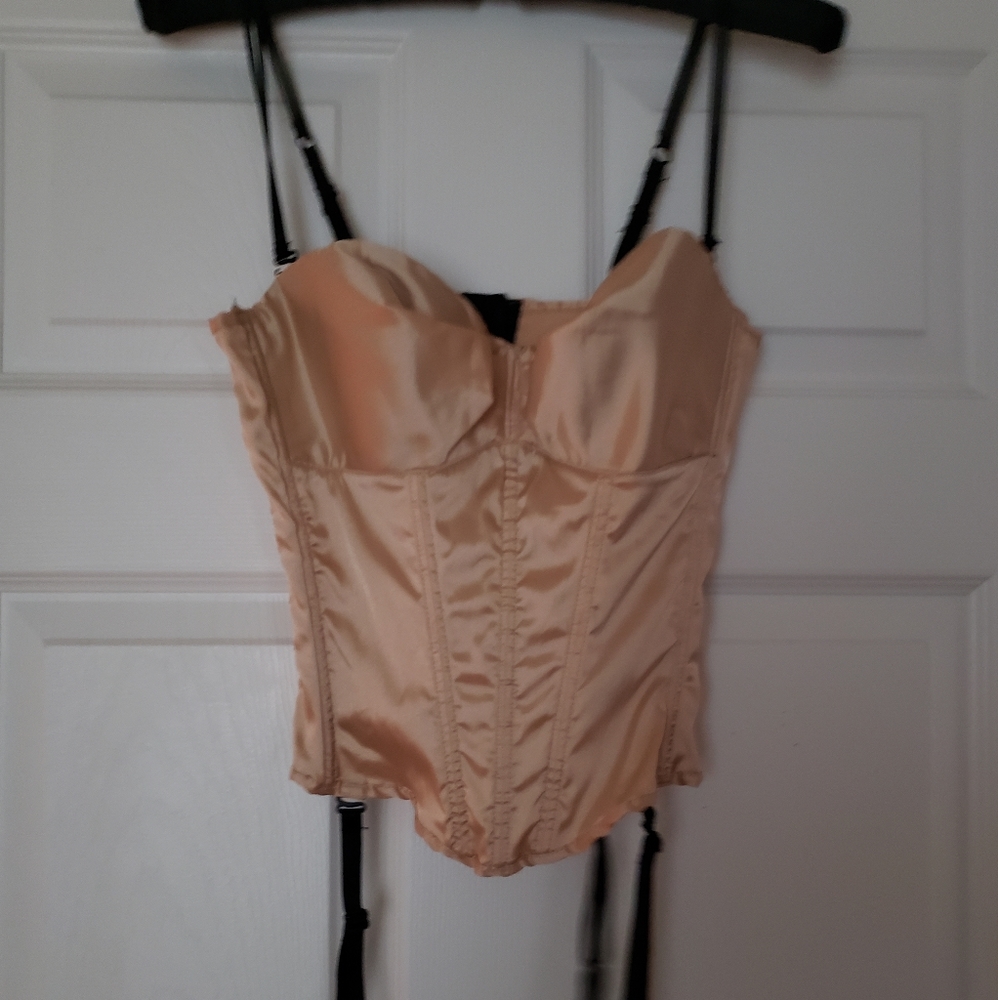 Gold bustier